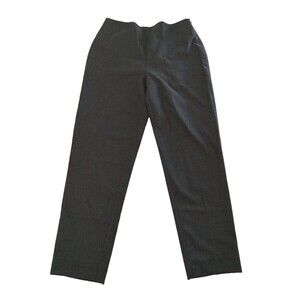 Vintage Ann Taylor High Waisted Straight Leg 100% Wool Olive Green Pants Size 8